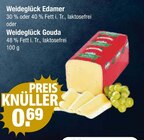 Edamer oder Gouda von Weideglück im aktuellen V-Markt Prospekt für 0,69 €