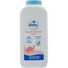 Talc de toilette - CARREFOUR BABY en promo chez Carrefour Talc de toilette - CARREFOUR BABY dans le catalogue Carrefour