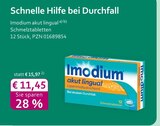 Imodium akut lingual Angebot in Dillingen Imodium akut lingual im aktuellen Prospekt bei mea - meine apotheke in Dillingen