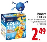 Cold Tea Eistee Pfirsich Angebote von Meßmer bei EDEKA Ravensburg für 2,49 €