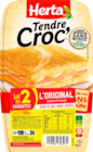 TENDRE CROC' SANS CROUTE L'ORIGINAL HERTA - HERTA à 3,70 € dans le catalogue Auchan Hypermarché