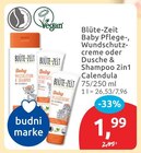 Baby Pflege-Wundschutzcreme im budni Prospekt Baby Pflege-Wundschutzcreme von Blüte-Zeit im aktuellen budni Prospekt für 1,99 €
