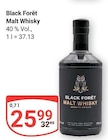Malt Whisky Angebote von Black Forêt bei GLOBUS Oberhausen für 25,99 €