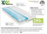 Gel-Taschenfederkernmatratze im XXXLutz Möbelhäuser Prospekt Gel-Taschenfederkernmatratze im aktuellen XXXLutz Möbelhäuser Prospekt für 299,00 €