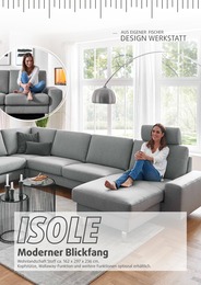 Wohnlandschaft im Polstermöbel Fischer Prospekt Wohnlandschaft im Polstermöbel Fischer Prospekt "AUS EIGENER DESIGN WERKSTATT" auf Seite 20