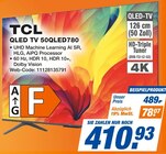 expert Eutin - QLED TV 50QLED780 Angebot im Prospekt QLED TV 50QLED780 bei expert im Eutin Prospekt für 410,93 €