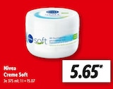 Creme Soft Angebote von Nivea bei Lidl Friedrichshafen für 5,65 €