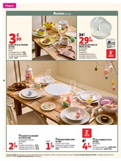 Promos Vaisselle dans le catalogue "FÊTONS PÂQUES" de Auchan Hypermarché Vaisselle en promo dans le catalogue Auchan Hypermarché à la page 18