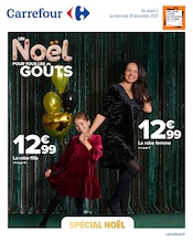 Prospectus Carrefour à Auchel, "UN Noël POUR TOUS LES GOÛTS", 18 pages de promos valables du 02/12/2025 au 24/12/2025