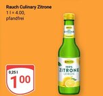 Culinary Zitrone im Angebot bei GLOBUS in Erftstadt Culinary Zitrone Angebote von Rauch bei GLOBUS Erftstadt für 1,00 €