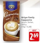 Cappuccino im Angebot bei EDEKA in Homburg Cappuccino Angebote von Krüger Family bei EDEKA Homburg für 2,69 €