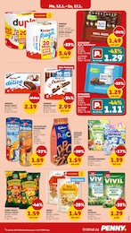 Kinder Riegel im Penny Prospekt Wer günstig will, muss Penny. auf S. 21