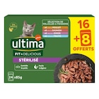 Sachet repas pour chats stérilisé - ULTIMA en promo chez Carrefour Sachet repas pour chats stérilisé - ULTIMA dans le catalogue Carrefour