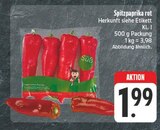 Spitzpaprika rot bei nah und gut im Freihung Prospekt für 1,99 €