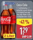 Aktuelle Coca Cola Zero Angebote bei ALDI Nord in Braunschweig Aktuelles Original Taste Angebot bei ALDI Nord in Braunschweig ab 1,29 €