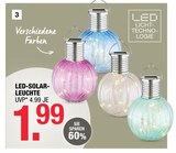 LED-Solar-Leuchte Angebote bei hofmeister Pforzheim für 1,99 €