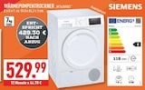 Wärmepumpentrockner WT43HV03 Angebote von Siemens bei Marktkauf Essen für 429,30 €
