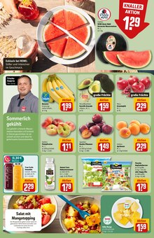Bananen im aktuellen REWE Prospekt (München) Bananen im REWE Prospekt "Dein Markt" mit 26 Seiten (München)