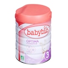 Lait en poudre de croissance Optima Bio - BABYBIO dans le catalogue Carrefour Market