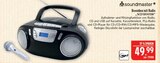 Boombox mit Radio Angebote von soundmaster bei Marktkauf Erlangen für 49,99 €