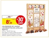 Calendrier de l'Avent Les Recettes de L'Atelier - Nestlé en promo chez Intermarché Hyper Calendrier de l'Avent Les Recettes de L'Atelier - Nestlé dans le catalogue Intermarché Hyper