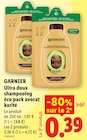Ultra doux shampooing éco pack avocat karité - Garnier à 0,39 € dans le catalogue Lidl
