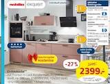 Einbauküche Angebote von Nobilia, Exquisit bei ROLLER Potsdam für 2.399,00 €