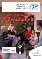 Aktueller Sanitätshaus Pfänder Inh. Mike Dehn e.K. Prospekt mit Massagegerät, "Schenken Sie Gesundheit!", Seite 1