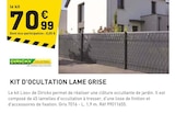 Kit d'occultation lame grise à Tout Faire dans Ézy-sur-Eure