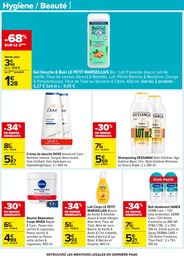 Prix et réduction Shampooing dans le prospectus Carrefour en cours Offre Shampooing dans le catalogue Carrefour du moment à la page 61