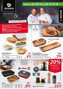 Braten im aktuellen Selgros Prospekt (Cottbus) Braten im Selgros Prospekt "HIER KAUFEN PROFIS & GENIESSER" mit 12 Seiten (Cottbus)