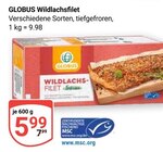 Wildlachsfilet im Angebot bei GLOBUS in Rüsselsheim Wildlachsfilet Angebote von GLOBUS bei GLOBUS Rüsselsheim für 5,99 €