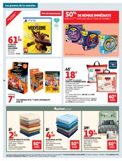 Promos Housse De Couette dans le catalogue "LA RENTRÉE À PRIX K.O." de Auchan Hypermarché Housse De Couette en promo dans le catalogue Auchan Hypermarché à la page 54