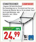 Standtrockner Pegasus 150 Solid Slim Black Angebote von Leifheit bei Marktkauf Neuss für 24,99 €