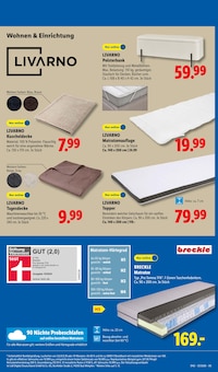 Matratze im Lidl Prospekt "LIDL LOHNT SICH" mit 73 Seiten (Bremen)