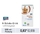 Aktuelles H-Schoko-Drink Angebot bei Metro in Salzgitter ab 0,89 €