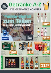 Aktueller Getränke A-Z Prospekt mit Bier, "DIE GETRÄNKEKÖNNER", Seite 1