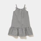 Robe courte à bretelles et volants noir fille à 9,09 € dans le catalogue La Halle