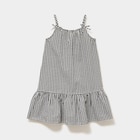 Robe courte à bretelles et volants noir fille dans le catalogue La Halle