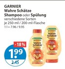 Wahre Schätze Shampoo im V-Markt Prospekt Wahre Schätze Shampoo von Garnier im aktuellen V-Markt Prospekt für 1,99 €