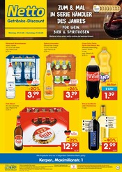 Aktueller Netto Marken-Discount Prospekt mit Coca Cola, "DER ORT, AN DEM DU IMMER AUSGEZEICHNETE PREISE FINDEST.", Seite 1