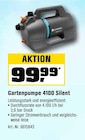Gartenpumpe 4100 Silent im OBI Prospekt Gartenpumpe 4100 Silent von im aktuellen OBI Prospekt für 99,99 €