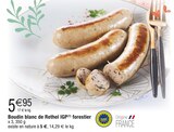 Promo Boudin blanc de Rethel IGP forestier à 5,95 € dans le catalogue Cora à Anet