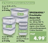 Frischhaltedosen-Set von SPICE&SOUL für 4,99 € bei Kaufland im Angebot Frischhaltedosen-Set von SPICE&SOUL im aktuellen Kaufland Prospekt