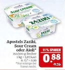 Zaziki oder Sour Cream oder Aioli Angebote von Apostels bei Marktkauf Altenburg für 0,88 €