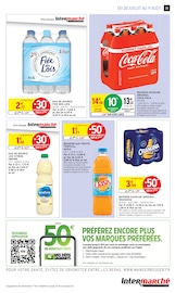 Promos Coca-Cola dans le catalogue "-50% DE REMISE IMMÉDIATE SUR LE 2ÈME" de Intermarché Hyper Coca-Cola en promo dans le catalogue Intermarché Hyper à la page 25