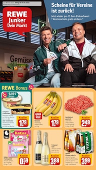 Aktueller REWE Prospekt "Dein Markt" Seite 1 von 16 Seiten für Frankfurt