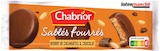 Sablés fourrés beurre de cacahuètes nappés chocolat - CHABRIOR à 1,20 € dans le catalogue Intermarché Super
