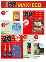 Prix et réduction Eau Minérale dans le prospectus Casino Supermarchés en cours Offre Eau Minérale dans le catalogue Casino Supermarchés du moment à la page 10