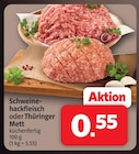 Aktuelles Schweinehackfleisch Angebot bei Markant Nordwest in Bielefeld ab 0,55 €